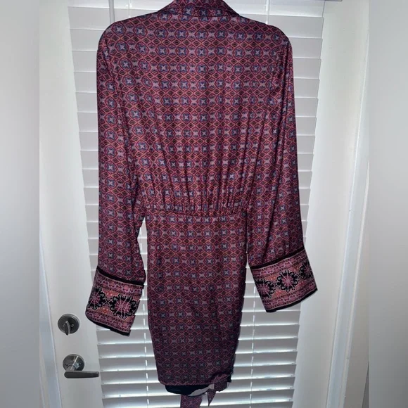 Free People Silky Rillo Shirtdress XL - Picture 5 of 9